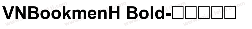 VNBookmenH Bold字体转换